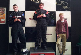 Racing Perfection Kart Academy Eastleigh Juniors Final Podium - Round 8
